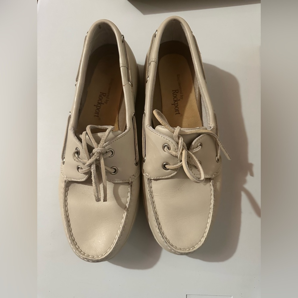 Rockport Two Eye Boat Shoes, Size: 9.5 Wide